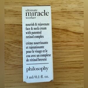 💙 4/$20 PHILOSOPHY Ultimate Miracle Worker face and neck cream